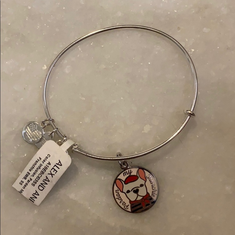 French Bulldog Alex and Ani Bracelet